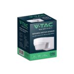 Ανιχνευτής Κίνησης PIR V-TAC Επίτοιχος Λευκός IP65 1000W 5yrs Wty- 24111