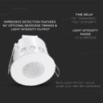 Ανιχνευτής Παρουσίας Χωνευτός Λευκός IP54 V-TAC – 24112