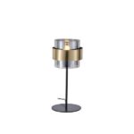 ΦΩΤΙΣΤΙΚΟ ΕΠΙΤΡΑΠΕΖΙΟ 1XE27 180X415mm ΜΑΥΡΟ-ΧΡΥΣΟ ARTE ILLUMINA RELIAC EUROLAMP – 144-28543