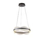 ΦΩΤΙΣΤΙΚΟ ΚΡΕΜΑΣΤΟ ΑΚΡΥΛΙΚΟ ΣΤΡΟΓΓΥΛΟ LED 48W  4320Lm 3000K Φ400mm ΑΣΗΜΙ ARTE ILLUMINA TORINO EUROLAMP – 144-15043