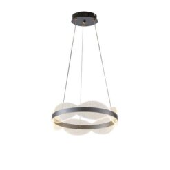 ΦΩΤΙΣΤΙΚΟ ΚΡΕΜΑΣΤΟ ΑΚΡΥΛΙΚΟ ΣΤΡΟΓΓΥΛΟ LED 48W  4320Lm 3000K Φ400mm ΑΣΗΜΙ ARTE ILLUMINA TORINO EUROLAMP – 144-15043
