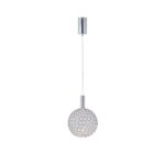 ΦΩΤΙΣΤΙΚΟ ΜΕΤΑΛΛΟ ΜΟΝΟΦΩΤΟ ΟΒΑΛ LED 6.3W 648Lm 3000K Φ250x1388mm AΣΗΜΙ ARTE ILLUMINA PERFORATO EUROLAMP – 144-15070