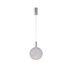 ΦΩΤΙΣΤΙΚΟ ΜΕΤΑΛΛΟ ΜΟΝΟΦΩΤΟ ΟΒΑΛ LED 6.3W 648Lm 3000K Φ250x1388mm AΣΗΜΙ ARTE ILLUMINA PERFORATO EUROLAMP – 144-15070