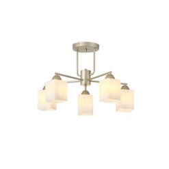 ΦΩΤΙΣΤΙΚΟ ΚΡΕΜΑΣΤΟ 5ΧE27 Φ590mm ARTE ILLUMINA MADISSON EUROLAMP – 144-24012