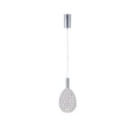 ΦΩΤΙΣΤΙΚΟ ΜΕΤΑΛΛΟ ΜΟΝΟΦΩΤΟ ΟΒΑΛ LED 6.3W 648Lm 3000K Φ140x1588mm ΑΣΗΜΙ ARTE ILLUMINA PERFORATO EUROLAMP – 144-15064