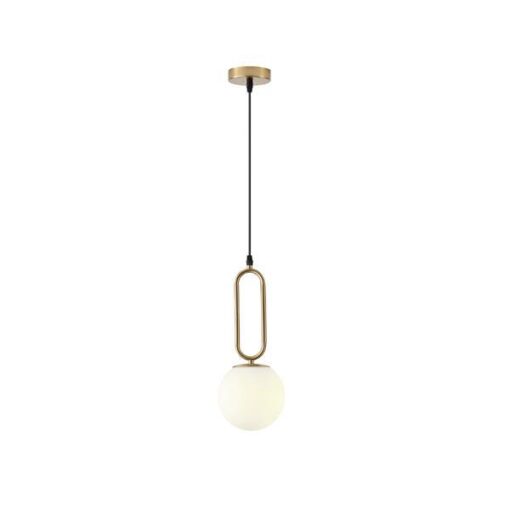 ΦΩΤΙΣΤΙΚΟ ΚΡΕΜΑΣΤΟ ΓΥΑΛΙ 1XE27  150X150X1430mm ΛΕΥΚΟ ARTE ILLUMINA ORBA EUROLAMP – 144-28516