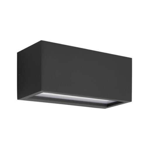 ΑΠΛΙΚΑ ΤΟΙΧΟΥ 2XΕ27 250X110X10 IP54 ΜΑΥΡΗ  UP DOWN ARTE ILLUMINA AMIGO EUROLAMP – 145-20633