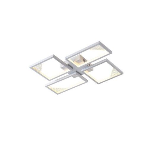 ΦΩΤΙΣΤΙΚΟ ΟΡΟΦΗΣ ΑΛΟΥΜΙΝΙΟ LED 36W 900Lm 3000K 450X580X55mm ΜΑΥΡΟ ARTE ILLUMINA SQUARE EUROLAMP – 144-46061