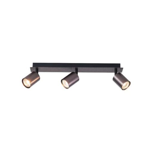 ΣΠΟΤ ΑΛΟΥΜΙΝΙΟΥ 3ΦΩΤΟ 3XGU10  450X80X120mm ΓΚΡΙ ARTE ILLUMINA LUXY EUROLAMP – 145-25267
