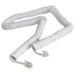ΣΠΙΡΑΛ ΤΗΛΕΦΩΝΟΥ A.T. ΛΕΥΚΟ 4m 4P4C Rj11 EUROLAMP 147-10065