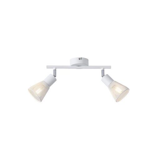 ΣΠΟΤ ΜΕ ΔΙΧΤΥ 2XE14 255X80X145mm ΛΕΥΚΟ ARTE ILLUMINA MESHY EUROLAMP – 145-25259
