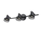 ΣΠΟΤ ΟΡΟΦΗΣ ΤΡΙΠΛΟ ΜΕ ΔΙΧΤΥ E27 640X100X300mm ΜΑΥΡΟ ARTE ILLUMINA SOLUN EUROLAMP – 145-25046