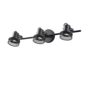 ΣΠΟΤ ΟΡΟΦΗΣ ΤΡΙΠΛΟ ΜΕ ΔΙΧΤΥ E27 640X100X300mm ΜΑΥΡΟ ARTE ILLUMINA SOLUN EUROLAMP – 145-25046