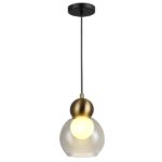 ΦΩΤΙΣΤΙΚΟ ΚΡΕΜΑΣΤΟ ΓΥΑΛΙ ΜΟΝΟΦΩΤΟ 1XE27 150Χ1240mm ΜΑΥΡΟ ARTE ILLUMINA AURELIA EUROLAMP – 144-28503