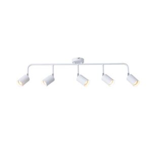 ΣΠΟΤ ΜΕΤΑΛΛΙΚΟ 5ΦΩΤΟ 5XGU10  800X90X230mm ΛΕΥΚΟ  ARTE ILLUMINA OLYMP EUROLAMP – 145-25231