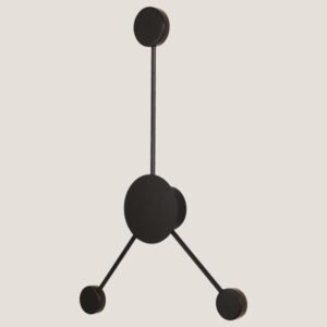 ΑΠΛΙΚΑ ΤΟΙΧΟΥ ΡΑΒΔΟΣ LED 3X5W 45X54 ΜΑΥΡΟ ARTE ILLUMINA CLIO EUROLAMP – 144-58002