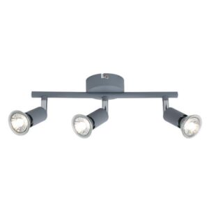 ΣΠΟΤ ΚΙΝΗΤΟ 3ΦΩΤΟ ΜΕΤΑΛΛΙΚΟ  ΓΚΡΙ 3XGU10 300X80X125mm ARTE ILLUMINA VORRAS EUROLAMP – 145-25245