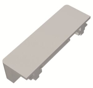 ΤΑΠΑ ΓΙΑ ΜΑΓΝΗΤΙΚΗ ΡΑΓΑ ULTRA SLIM ΛΕΥΚΗ EUROLAMP – 145-59563