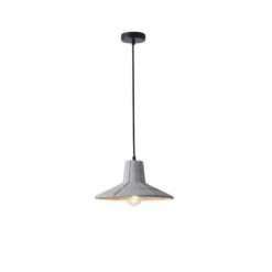 ΦΩΤΙΣΤΙΚΟ ΚΡΕΜΑΣΤΟ  ΤΣΙΜΕΝΤΟ 1xΕ27 320X320X160mm ΓΚΡΙ ARTE ILLUMINA ARME EUROLAMP – 144-50008