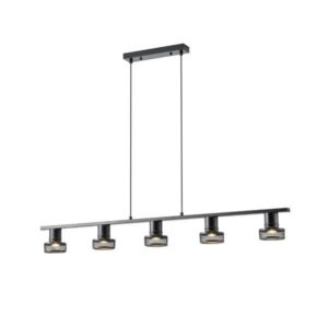 ΣΠΟΤ ΟΡΟΦΗΣ ΜΕ ΔΙΧΤΥ ΠΕΝΤΑΠΛΟ E27 1180X100X1180mm ΜΑΥΡΟ ARTE ILLUMINA SOLUN EUROLAMP – 145-25047