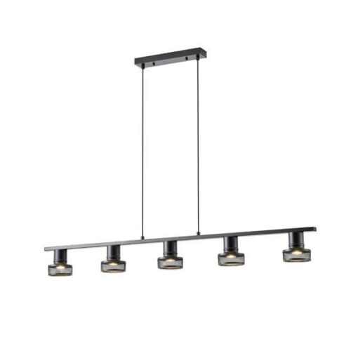 ΣΠΟΤ ΟΡΟΦΗΣ ΜΕ ΔΙΧΤΥ ΠΕΝΤΑΠΛΟ E27 1180X100X1180mm ΜΑΥΡΟ ARTE ILLUMINA SOLUN EUROLAMP – 145-25047