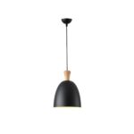 ΦΩΤΙΣΤΙΚΟ ΚΡΕΜΑΣΤΟ ΜΕΤΑΛΛΟ 1XΕ27 230X230mm ΜΑΥΡΟ ARTE ILLUMINA SIMPLO EUROLAMP – 144-24123