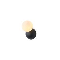 ΑΠΛΙΚΑ TOIXOY ΜΕΤΑΛΛΙΚΗ LED G9 100X120mm MΑΥΡΟ ARTE ILLUMINA TERPSI EUROLAMP – 144-58028