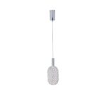 ΦΩΤΙΣΤΙΚΟ ΜΕΤΑΛΛΟ ΜΟΝΟΦΩΤΟ LED 6.3W 648Lm 3000K Φ130X1588mm ΑΣΗΜΙ ARTE ILLUMINA PERFORATO EUROLAMP – 144-15066