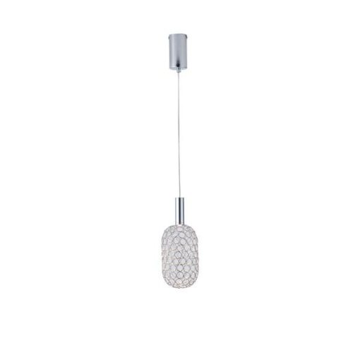 ΦΩΤΙΣΤΙΚΟ ΜΕΤΑΛΛΟ ΜΟΝΟΦΩΤΟ LED 6.3W 648Lm 3000K Φ130X1588mm ΑΣΗΜΙ ARTE ILLUMINA PERFORATO EUROLAMP – 144-15066