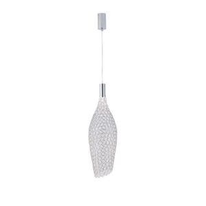 ΦΩΤΙΣΤΙΚΟ ΜΕΤΑΛΛΟ ΜΟΝΟΦΩΤΟ LED 7.6W 780Lm 3000K Φ200x1960mm ΑΣΗΜΙ ARTE ILLUMINA PERFORATO EUROLAMP – 144-15060