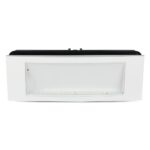 3.8W LED Φωτιστικό Ασφαλείας 4hrs Χωνευτό/Επίτοιχο Λευκό V-TAC Cree Chip Ψυχρό 6000K 3yrs Wty – 899-6