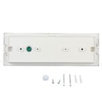 3.8W LED Φωτιστικό Ασφαλείας 4hrs Χωνευτό/Επίτοιχο Λευκό V-TAC Cree Chip Ψυχρό 6000K 3yrs Wty – 899-6