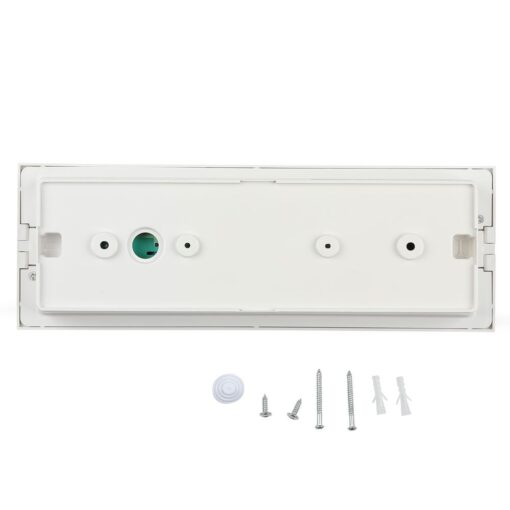 3.8W LED Φωτιστικό Ασφαλείας 4hrs Χωνευτό/Επίτοιχο Λευκό V-TAC Cree Chip Ψυχρό 6000K 3yrs Wty – 899-6