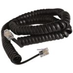 ΣΠΙΡΑΛ ΤΗΛΕΦΩΝΟΥ Α.Τ ΜΑΥΡO 2m 4P4C Rj11 EUROLAMP 147-10066