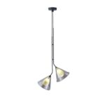 ΦΩΤΙΣΤΙΚΟ ΚΡΕΜΑΣΤΟ ΓΥΑΛΙ 2ΦΩΤΟ G9   410x1800mm ΦΙΜΕ ARTE ILLUMINA DELTA EUROLAMP – 144-24112