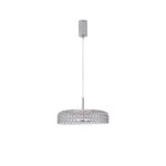 ΦΩΤΙΣΤΙΚΟ ΚΡΕΜΑΣΤΟ ΜΕΤΑΛΛΟ ΜΟΝΟΦΩΤΟ LED 10W 1080Lm 3000K Φ350x1390mm ΑΣΗΜΙ ARTE ILLUMINA PERFORATO EUROLAMP – 144-15072