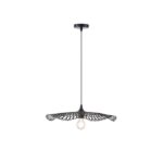 ΦΩΤΙΣΤΙΚΟ ΚΡΕΜΑΣΤΟ BAMBOO 1XE27  475X1160mm ΜΑΥΡΟ ARTE ILLUMINA CROSSLINE EUROLAMP – 144-31011
