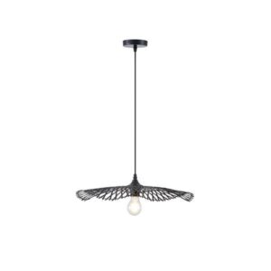 ΦΩΤΙΣΤΙΚΟ ΚΡΕΜΑΣΤΟ BAMBOO 1XE27  475X1160mm ΜΑΥΡΟ ARTE ILLUMINA CROSSLINE EUROLAMP – 144-31011