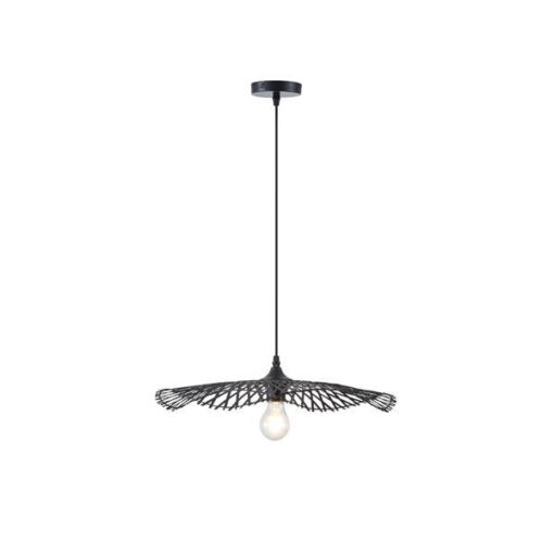 ΦΩΤΙΣΤΙΚΟ ΚΡΕΜΑΣΤΟ BAMBOO 1XE27  475X1160mm ΜΑΥΡΟ ARTE ILLUMINA CROSSLINE EUROLAMP – 144-31011