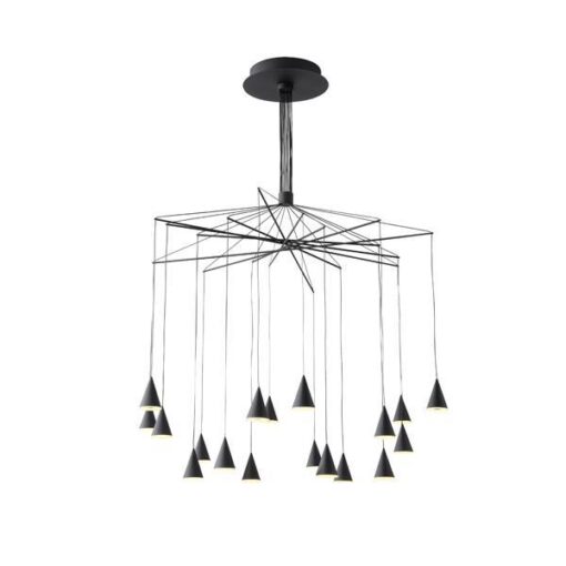 ΦΩΤΙΣΤΙΚΟ ΚΡΕΜΑΣΤΟ LED 90W 5400Lm 3000K Φ1000X1200mm ΜΑΥΡΟ ARTE ILLUMINA CAMPANELLE EUROLAMP – 144-16093