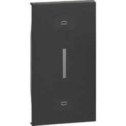 Living Now Πλήκτρο ΜΗΧ ΡΟΛΩΝ 2ΣΤ Μαύρο Legrand – KG06M2