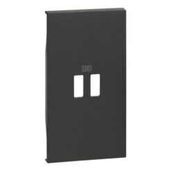 Living Now Πλήκτρο ΓΙΑ ΠΡ ΦΟΡΤ USB 2ΣΤ Μαύρο Legrand – KG12C