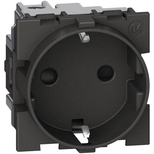 Living Now Πρίζα 2Π+Γ ΣΟΥΚΟ Μαύρο Legrand – KG4141G