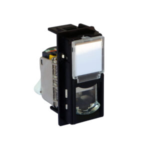 Living Now Πρίζα RJ45 UTP CAT6A  1ΣΤ Μαύρο Legrand – KG4279C6A