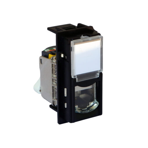 Living Now Πρίζα RJ45 UTP CAT6A  1ΣΤ Μαύρο Legrand – KG4279C6A