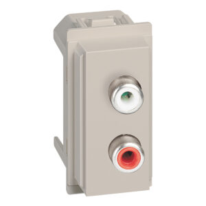 Living Now ΔΙΠΛΗ Πρίζα RCA 1ΣΤ SAND Legrand – KM4269R