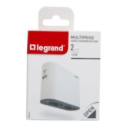 ΠΟΛΥΠΡΙΖΟ 2Χ2Π & USBA+C ΛΕΥΚΟ/ΜΑΥΡΟ LEGRAND – 049401