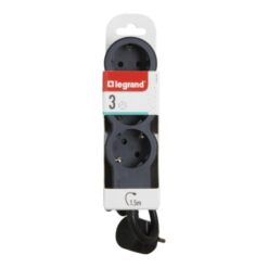 ΠΟΛΥΠΡΙΖΟ STD 3 ΣΟΥΚΟ ΚΑΛ 1,5M ΜΑΥΡΟ LEGRAND – 694550