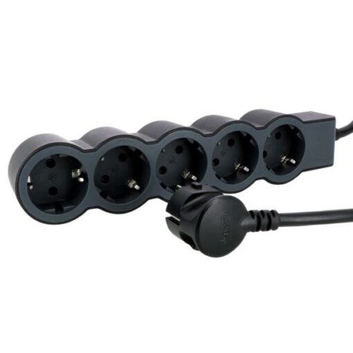 ΠΟΛΥΠΡΙΖΟ STD 5 ΣΟΥΚΟ ΚΑΛ 3M ΜΑΥΡΟ LEGRAND – 694564