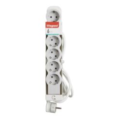 ΠΟΛΥΠΡΙΖΟ STD 6 ΣΟΥΚΟ ΚΑΛ 3M ΛΕΥΚΟ/ΓΚΡΙ LEGRAND – 694565